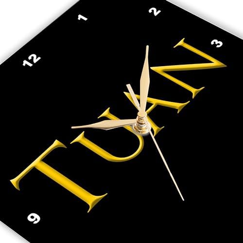 3dRose 13 Inch Silent Wall Clock with Baby Boy Name