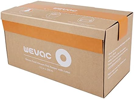 Wevac 11 x 150 Food Vacuum Seal Roll Keeper with Cutter