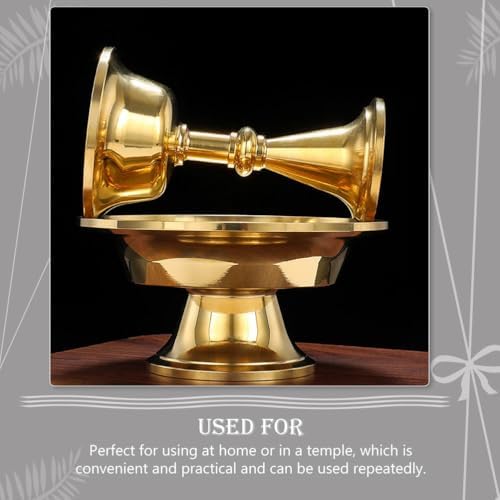 Multipurpose Copper Drinking Glass for Buddhist Temple Use