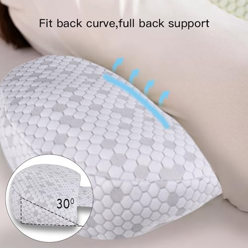 ANGELYCIA Pregnancy Pillow with Adjustable Velcro Support