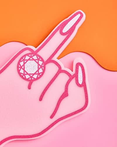 Xo Fetti Bachelorette Party Foam Ring Finger