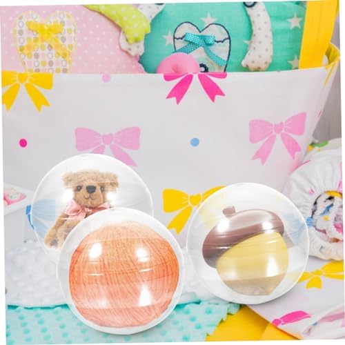 3pcs Set Smooth Fillable Balls Storage Container for Easter Party Toys