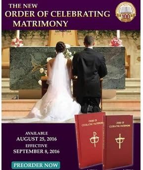 Religious Supply Order of Celebrating Matrimony 1