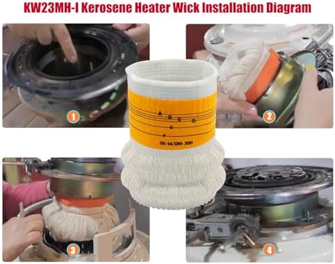 KW23MH-I Kerosene Heater Wick Replacement White