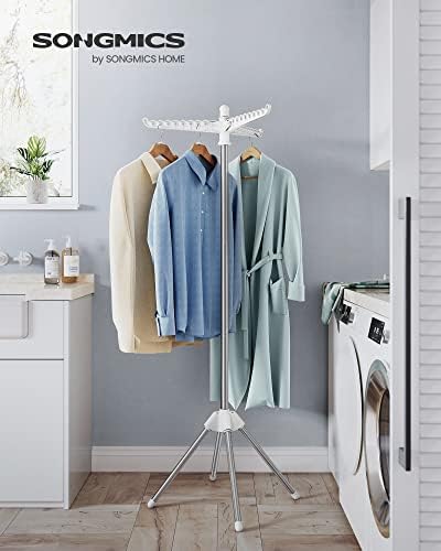 SONGMICS Folding Laundry Drying Rack with 3 Rotatable Arms