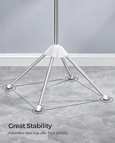 SONGMICS Folding Laundry Drying Rack with 3 Rotatable Arms