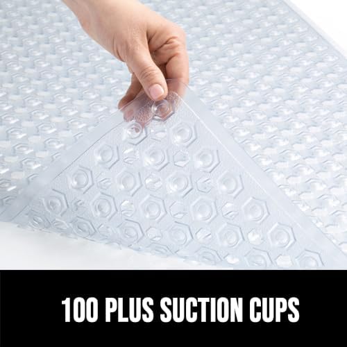 Gorilla Grip Patented Square Shower Mat 21x21 Inch