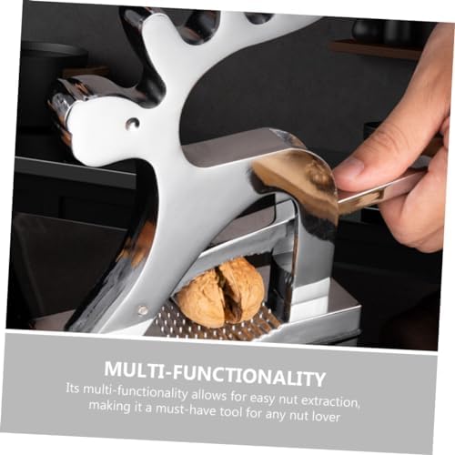 Deer Shaped Walnut Clip Nutcracker Electric Can Opener