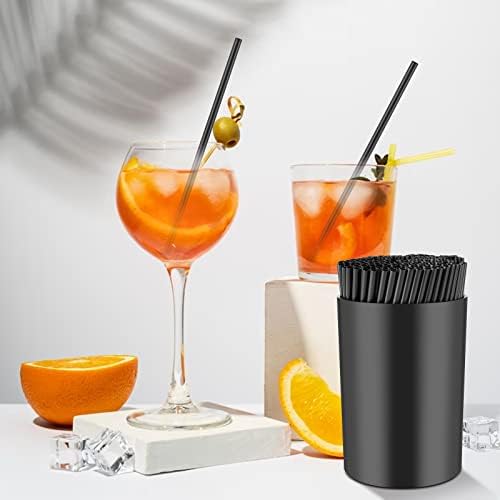 200 Pcs Coffee Stirrers with Black Holder Set