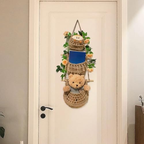 3 Tier Jute Hanging Fruit Basket for Kitchen