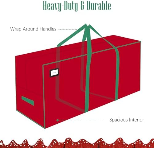 Cosy Family 75ft Christmas Tree Storage Bag - Red