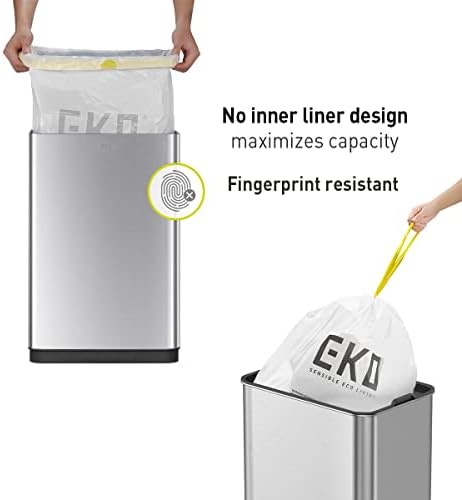EKO Mirage-T 50 Liter Touchless Motion Sensor Trash Can