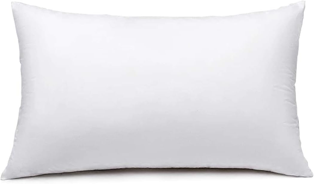 Decorative Throw Pillow Insert 12x20 Inches