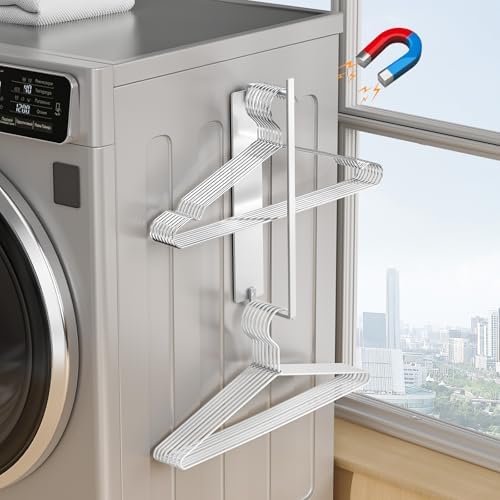 Magnetic Hanger Organizer for Laundry Room Storage