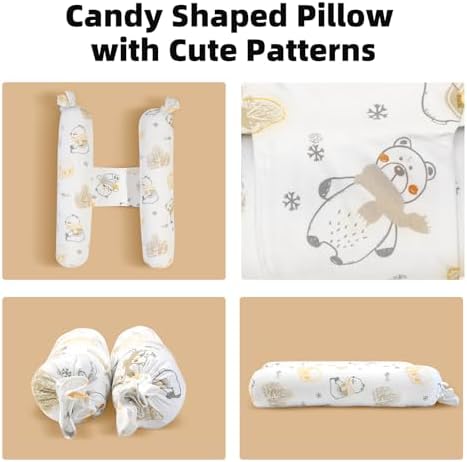 Reidio 1 Pair Adjustable Candy Shaped Throw Pillow