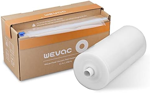 Wevac 11 x 150 Food Vacuum Seal Roll Keeper with Cutter