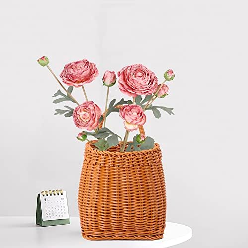 Hanging Woven Storage Basket Large Portable Wall Mount