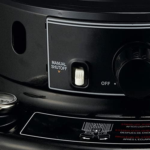 23800 BTU Convection Kerosene Heater for Indoor Use Portable Black