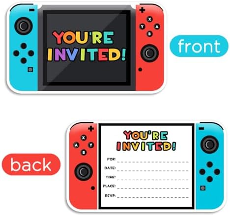 Yangmics Direct Video Game Party Invitations