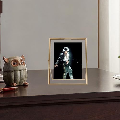 Gold Floating Frame 8x10 In Vertical Modern Design