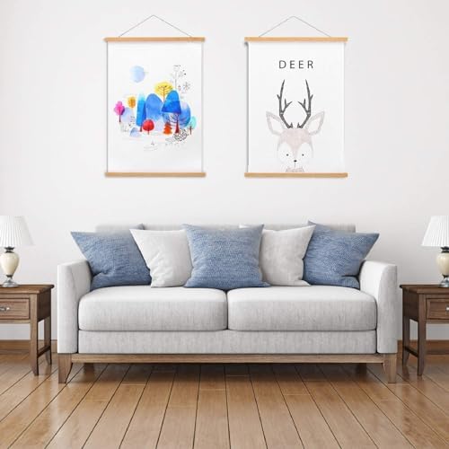 FALAMON 2 Pack Magnetic Poster Frame Hanger