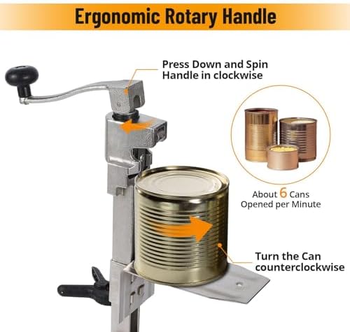 MilleLoom Heavy Duty Manual Can Opener