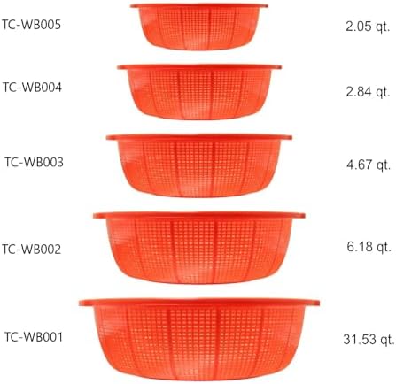 TrueCraftware 11 12 x 3 78 Round Colander Strainer Basket
