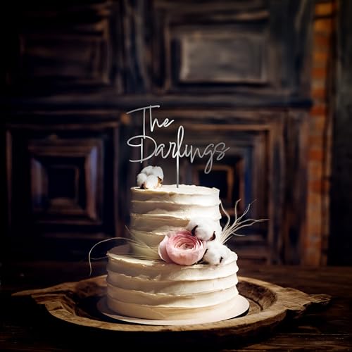 Custom Rustic Wedding Cake Topper Made from Real Wood