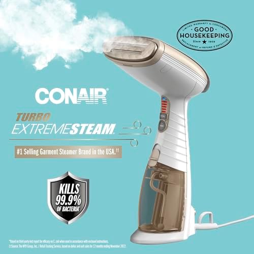 Conair Garment Steamer with 3 In 1 Attachments