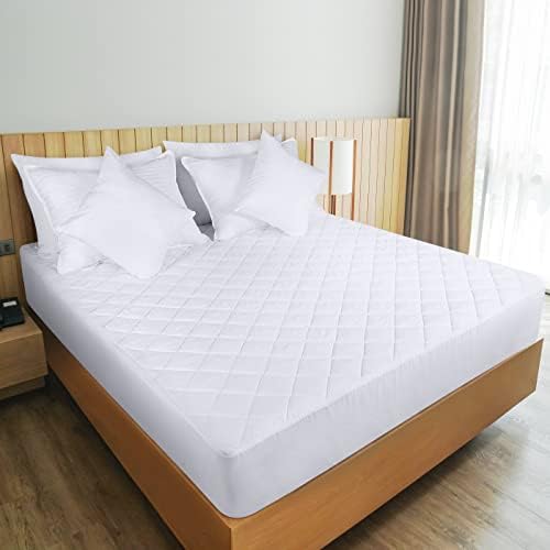 Utopia Bedding Quilted Fitted Mattress Pad Queen