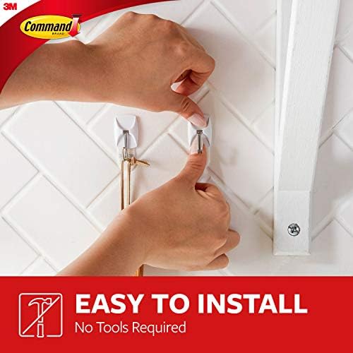 Command Small Wire Toggle Hooks 16-Pack with 24 Strips