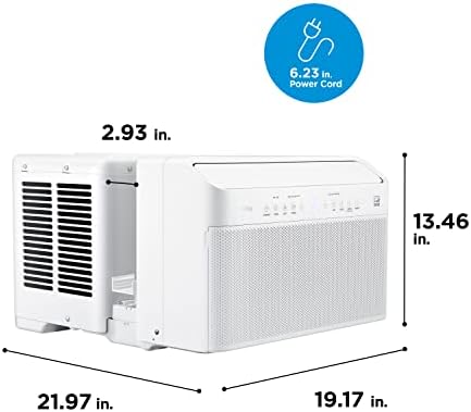 Midea MAW08V1QWT U-Shaped Window Air Conditioner