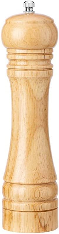 Wooden Pepper Grinder Mill 8 Inch Salt and Pepper Shaker