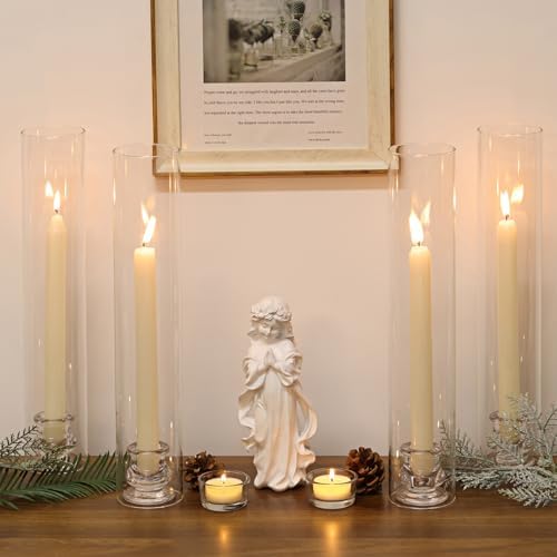 Volens Hurricane Glass Candle Holders Set of 6