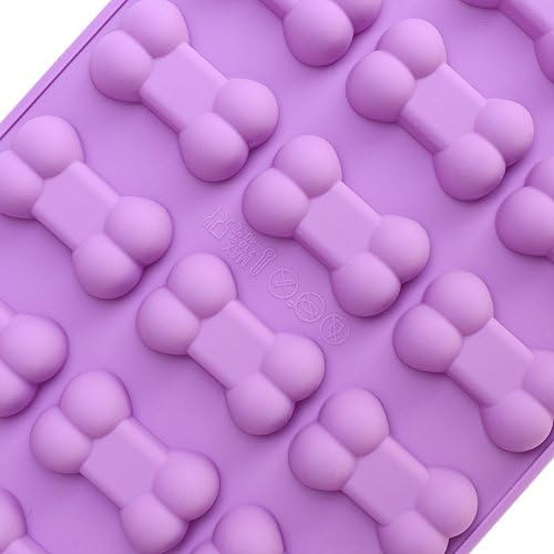 homEdge Puppy Paw and Bone Silicone Molds Set of 4PCS