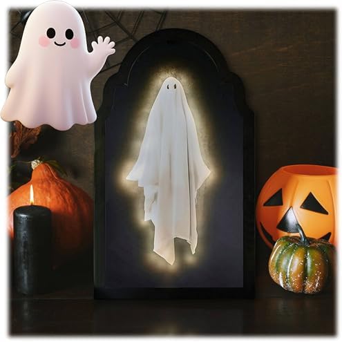 2025 Spooky Stewart Ghost Mirror with LED Lights