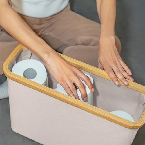 Lonbet Toilet Paper Basket Organizer Storage