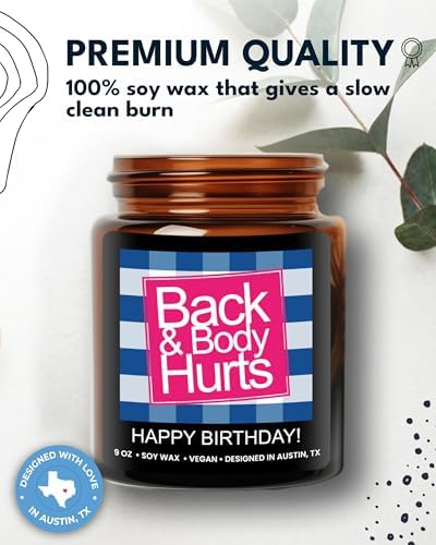 Funny Happy Birthday Candle with Funny Message