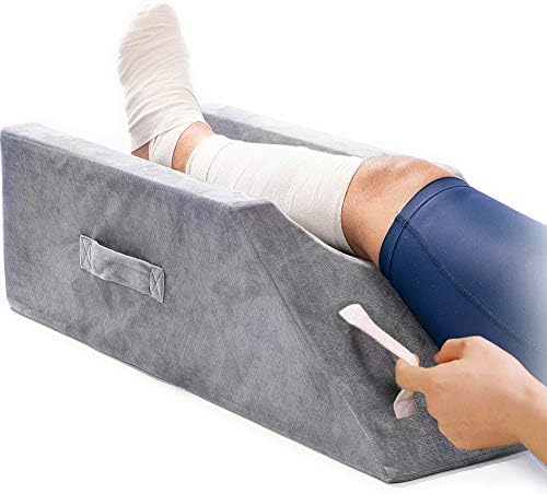 LightEase Memory Foam Leg Support Pillow with Handles