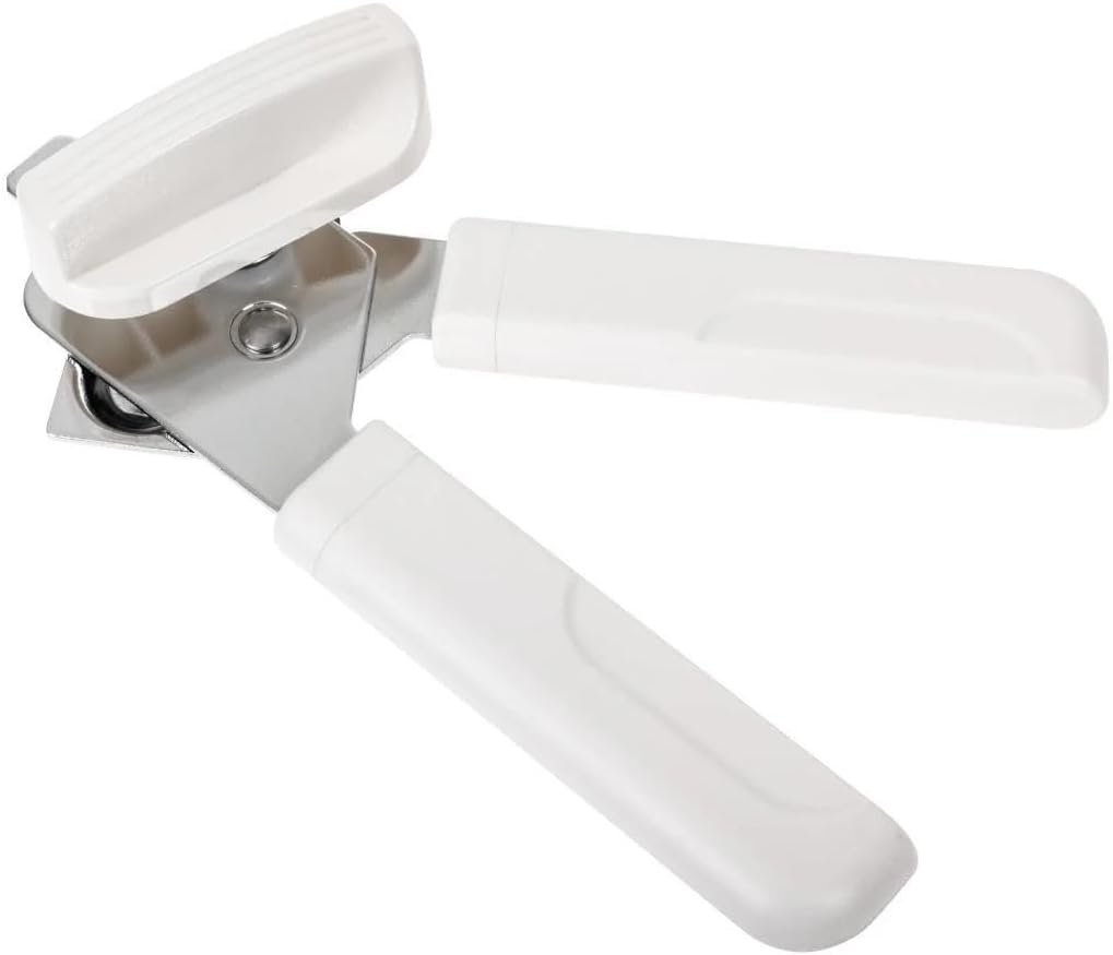 KitchenCraft Multi Function Can Opener with Bottle Cap Remover 18cm White Silver