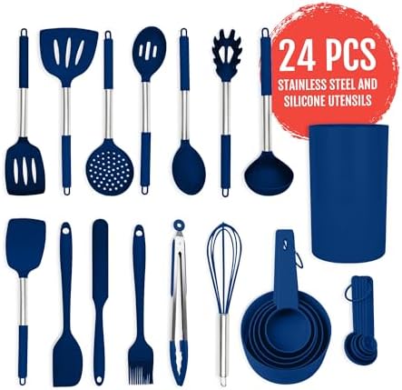 Culinary Couture 24-Piece Silicone Utensil Set 1