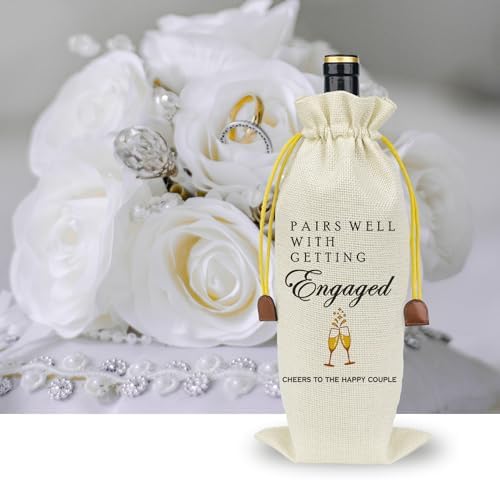 Wedding Wine Gift Bag for New Couples