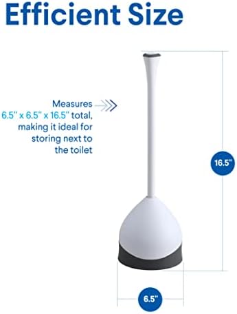 Clorox Toilet Plunger with Hideaway Caddy