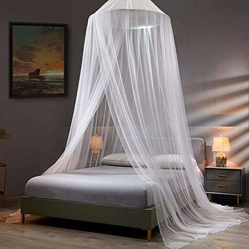 VISATOR Dome Mosquito Net Bed Canopy for Girls and Adults