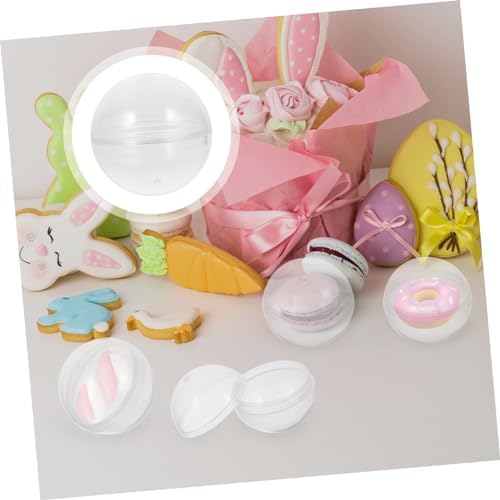 3pcs Set Smooth Fillable Balls Storage Container for Easter Party Toys