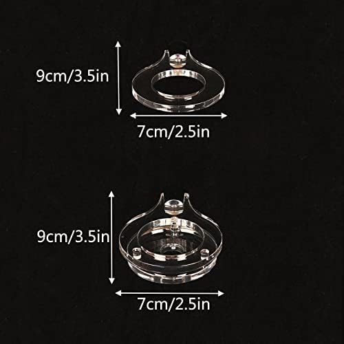 Lightsaber Stand Vertical Wall Display Shelf Transparent 1 Hole