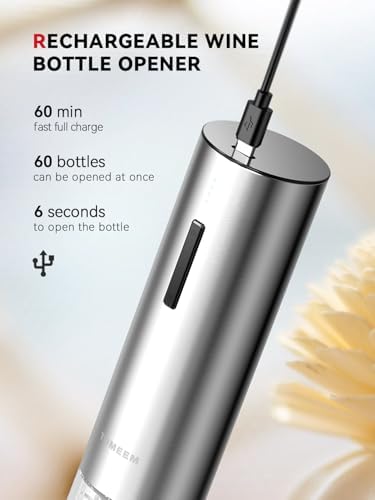 TOMEEM 4-in-1 Electric Wine Gift Set