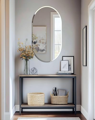 Artloge Frameless Oblong Wall Mirror 40x20 Inch