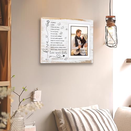 Romantic Couple Picture Frame Wall Tabletop Decor