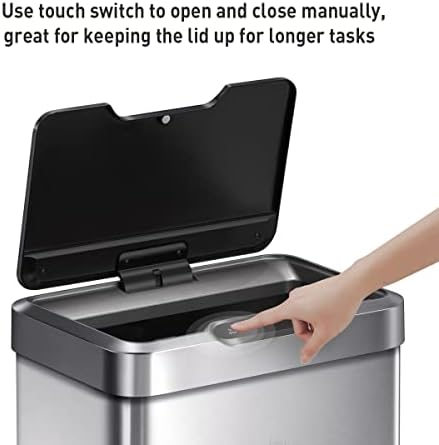 EKO Mirage-T 50 Liter Touchless Motion Sensor Trash Can